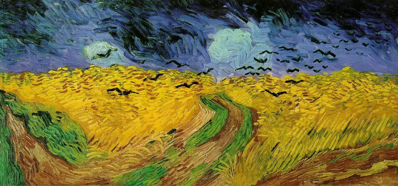 ภาพวาด Wheatfield with Crows