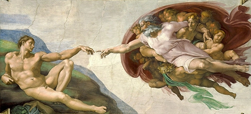 ภาพวาด The Creation of Adam